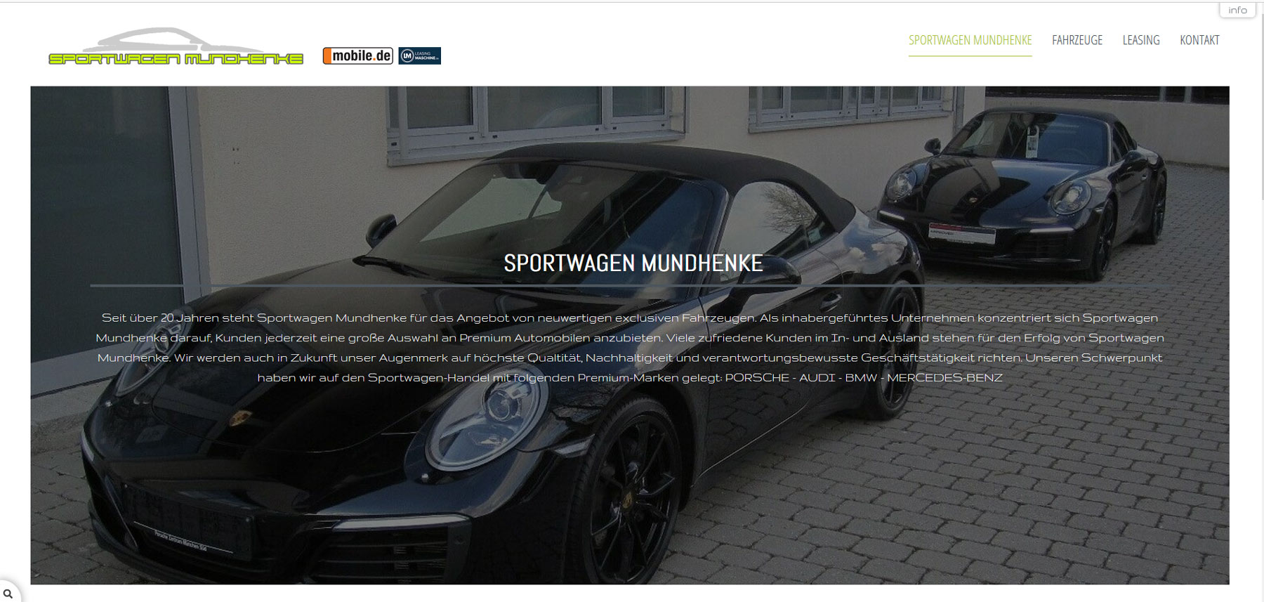 sportwagen mundhenke